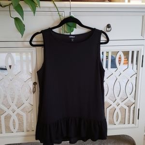 NWT Express Relaxed Peplum Tank